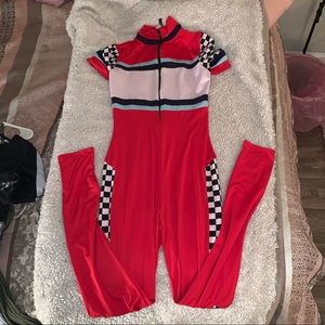 racecar jumpsuit.